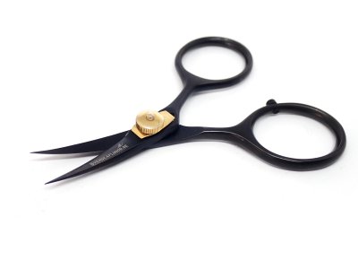 Razor Scissor Curved Black Adjustable 4"